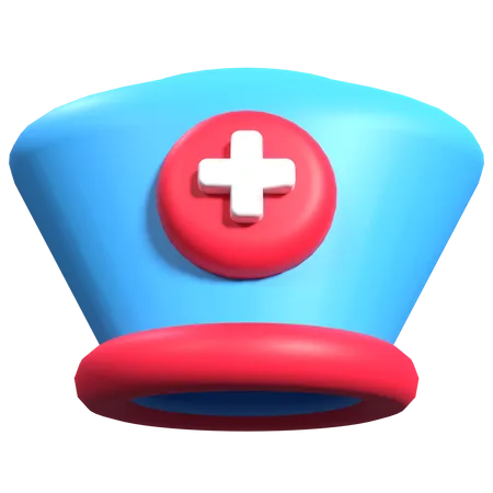 Chapeau d'infirmière  3D Illustration
