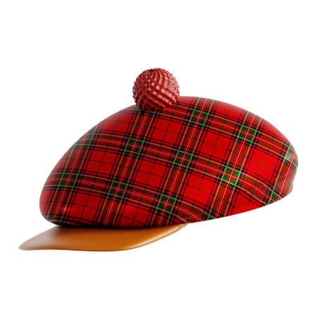 Chapeau écossais  3D Icon