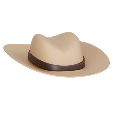 Chapeau fedora  3D Icon