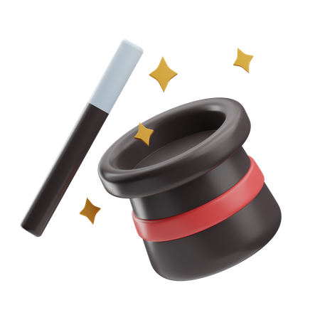 Chapeau magique  3D Icon