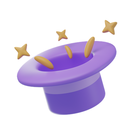 Chapeau magique  3D Icon