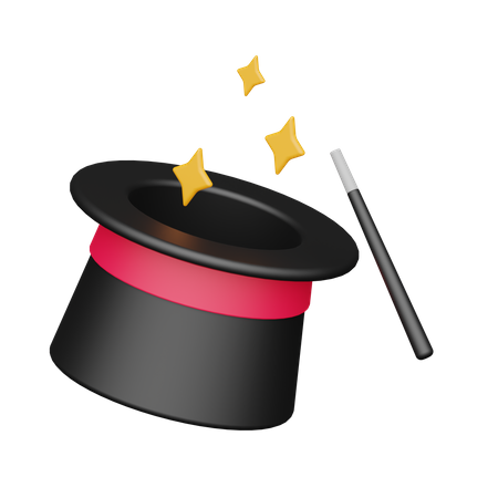 Chapeau magique  3D Icon