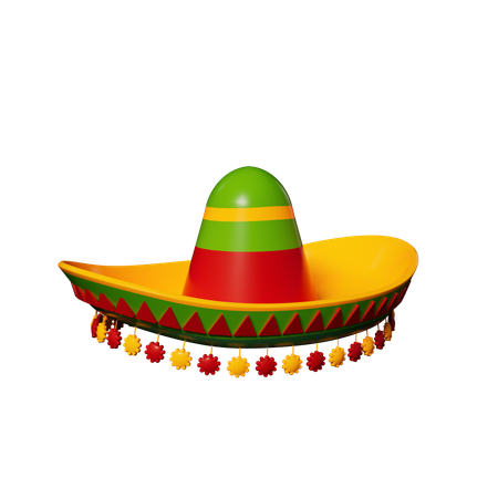 Chapeau maxican  3D Icon