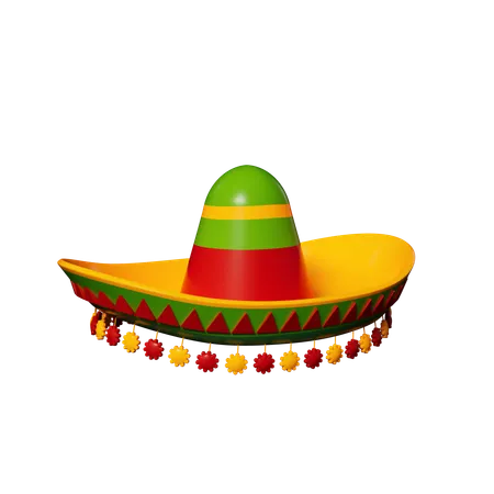 Chapeau maxican  3D Icon