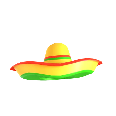 Chapeau mexicain  3D Icon