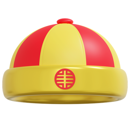 Chapeau traditionnel chinois  3D Icon