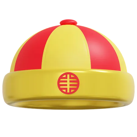 Chapeau traditionnel chinois  3D Icon