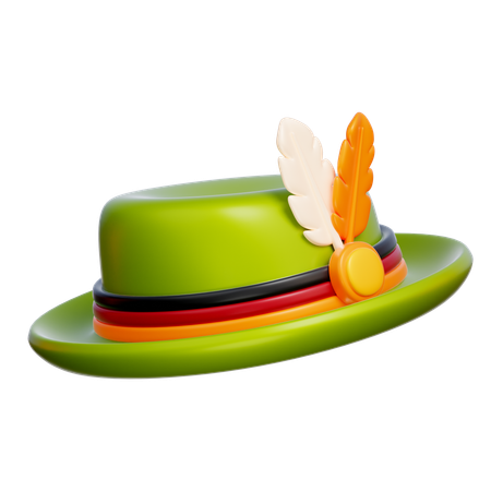 Chapéu bávaro  3D Icon