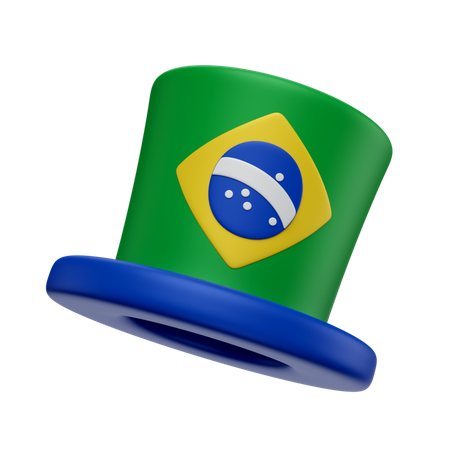 Chapéu brasileiro  3D Icon