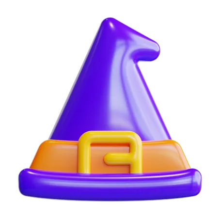 Chapéu de bruxa  3D Icon