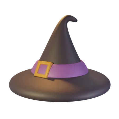 Chapéu de bruxa  3D Icon