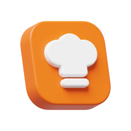 Chapéu de chefe  3D Icon