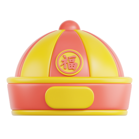 Chapéu chinês  3D Icon