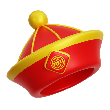 Chapéu chinês  3D Icon