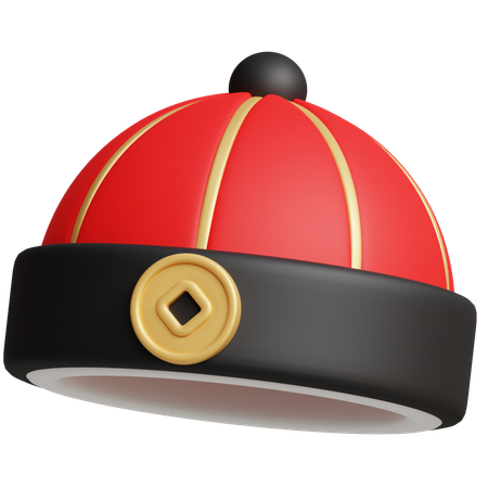 Chapéu chinês  3D Icon