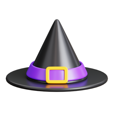 Chapéu de bruxa  3D Icon