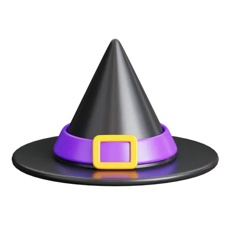 Chapéu de bruxa  3D Icon