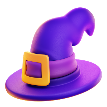 Chapéu de bruxa  3D Icon