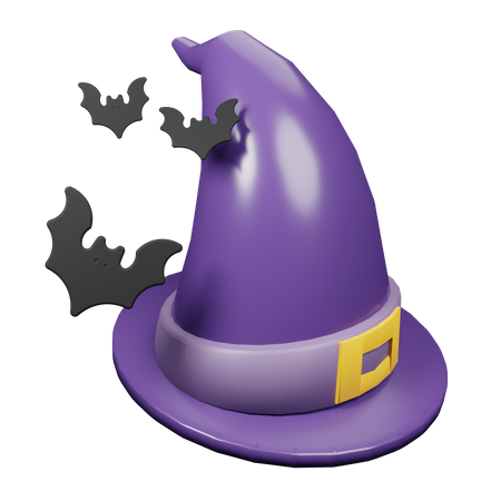 Chapéu de bruxa  3D Icon