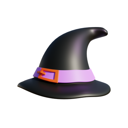 Chapéu de bruxa  3D Icon