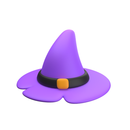 Chapéu de bruxa  3D Icon