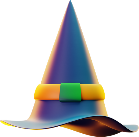 Chapéu de bruxa  3D Icon