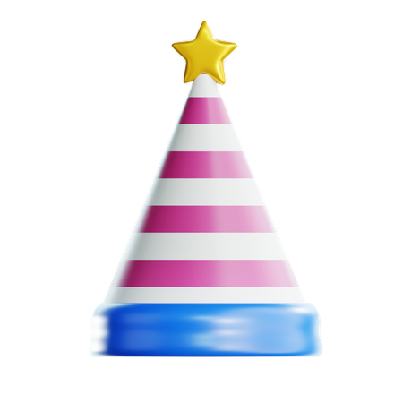 Chapéu de festa de ano novo  3D Icon