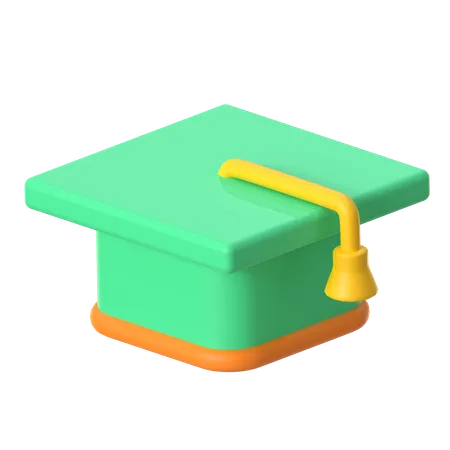 Chapéu da graduação  3D Icon