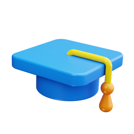 Chapéu da graduação  3D Icon