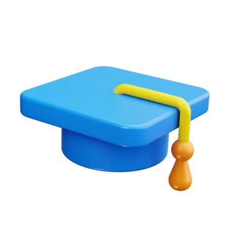 Chapéu da graduação  3D Icon