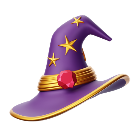 Chapéu de mago  3D Icon