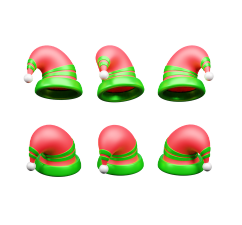 Chapéu de Natal  3D Icon