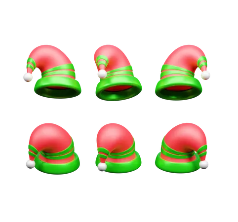 Chapéu de Natal  3D Icon