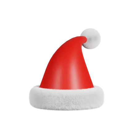 Chapéu de papai noel de natal  3D Icon