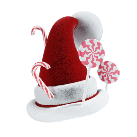 Gorro do Papai Noel  3D Icon