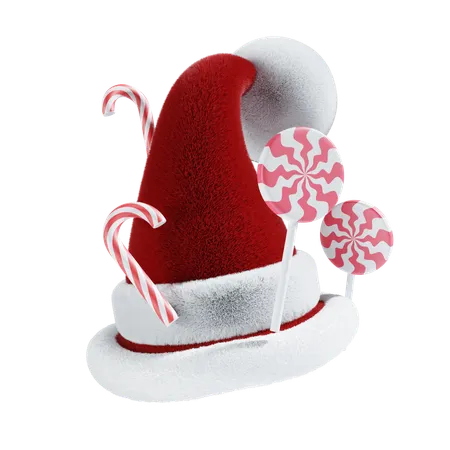 Gorro do Papai Noel  3D Icon