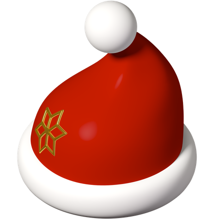 Gorro do Papai Noel  3D Illustration