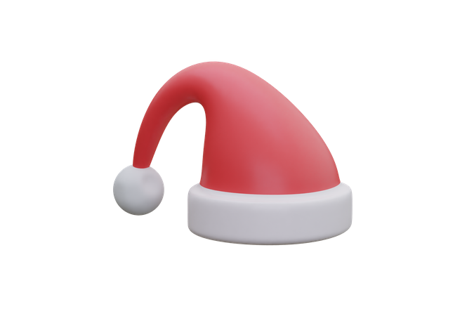 Gorro do Papai Noel  3D Icon