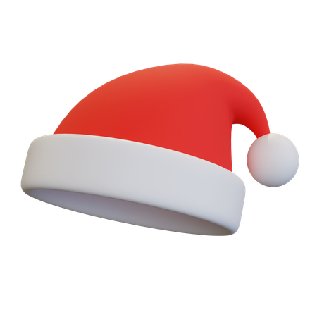 Chapéu de papai noel de natal  3D Icon