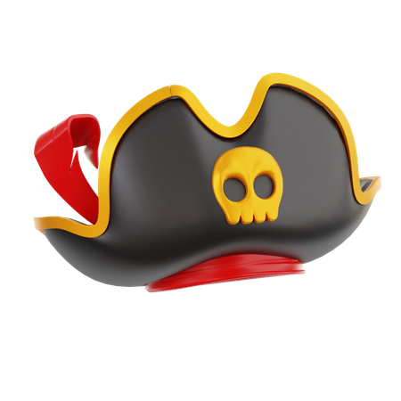Chapéu de pirata  3D Icon