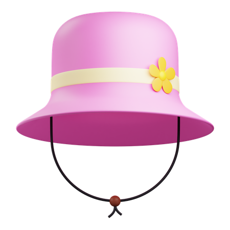 Chapéu de primavera  3D Icon