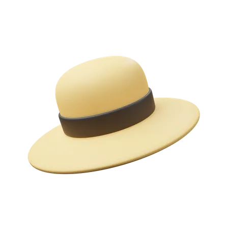 Chapéu de verão  3D Icon