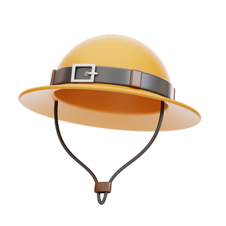 Chapéu de viagem  3D Icon