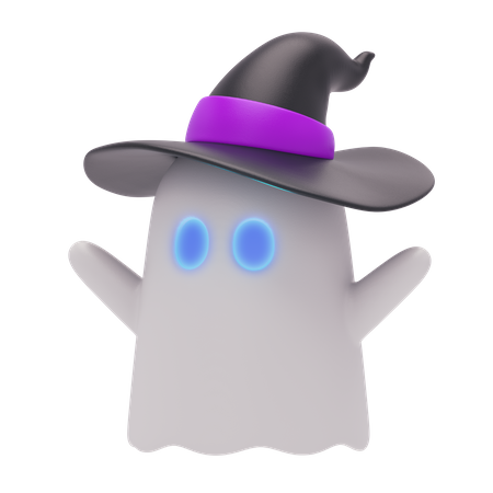 Chapéu fantasma  3D Icon