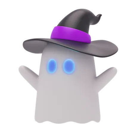 Chapéu fantasma  3D Icon