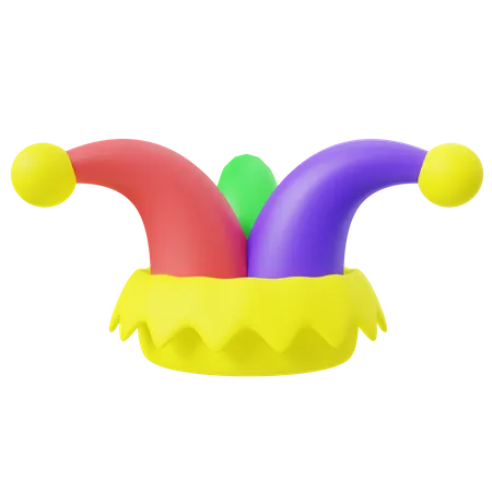 Chapéu de palhaço  3D Icon