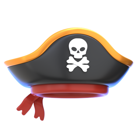 Chapéu de pirata  3D Icon