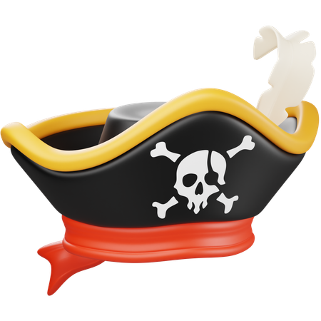 Chapéu de pirata  3D Icon