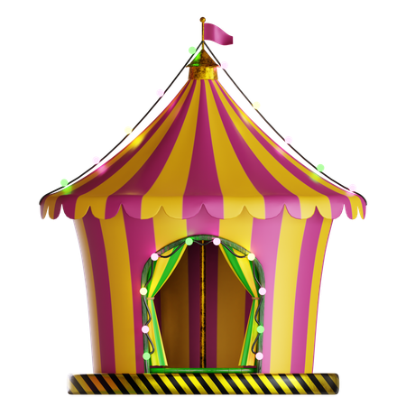 Chapiteau de cirque  3D Icon