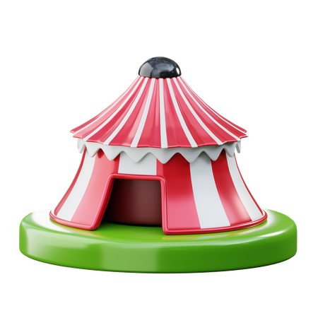 Chapiteau de cirque  3D Icon